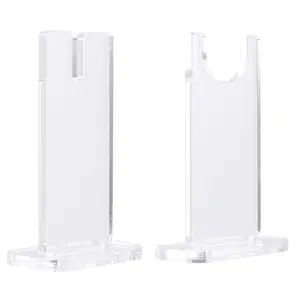 2 Pcs Acrylic Knife Display Stand Fixed Blade Knife Collections