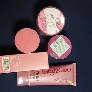 [New] Glad2Glow 4in1 Super Skincare Set-PDRN Serum+Moist+Sensitive Moist+Niacinamide Cleanser-Wajah Lengkap Serum Brightening Moisturizer Face Wash Sensitive Pack PDRN Niacinamide TXA Kilat Glowing Cepat Resap Tanpa Lengket