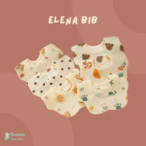 BOWEN – ELENA Bib | Celemek Bayi Bib Slabber Handuk Premium Murah Motif Lucu