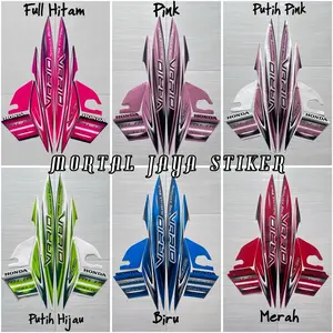 STIKER STRIPING LIS LES BODY MOTOR VARIO 110 KARBU 2008 2009