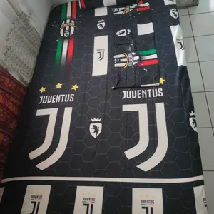 SPREI MOTIF BOLA & KARAKTER ANAK SET -Lengkap dengan sarban dan sargul -kain lembut adem dan tidak luntur Bantal Sarung LENGKAP Bunga King
