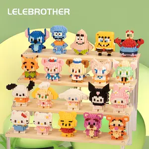 【COD】Building blocks doll ornaments DIY building blocks birthday gifts Valentine's Day ornaments mainan murah mainan edukasi anak