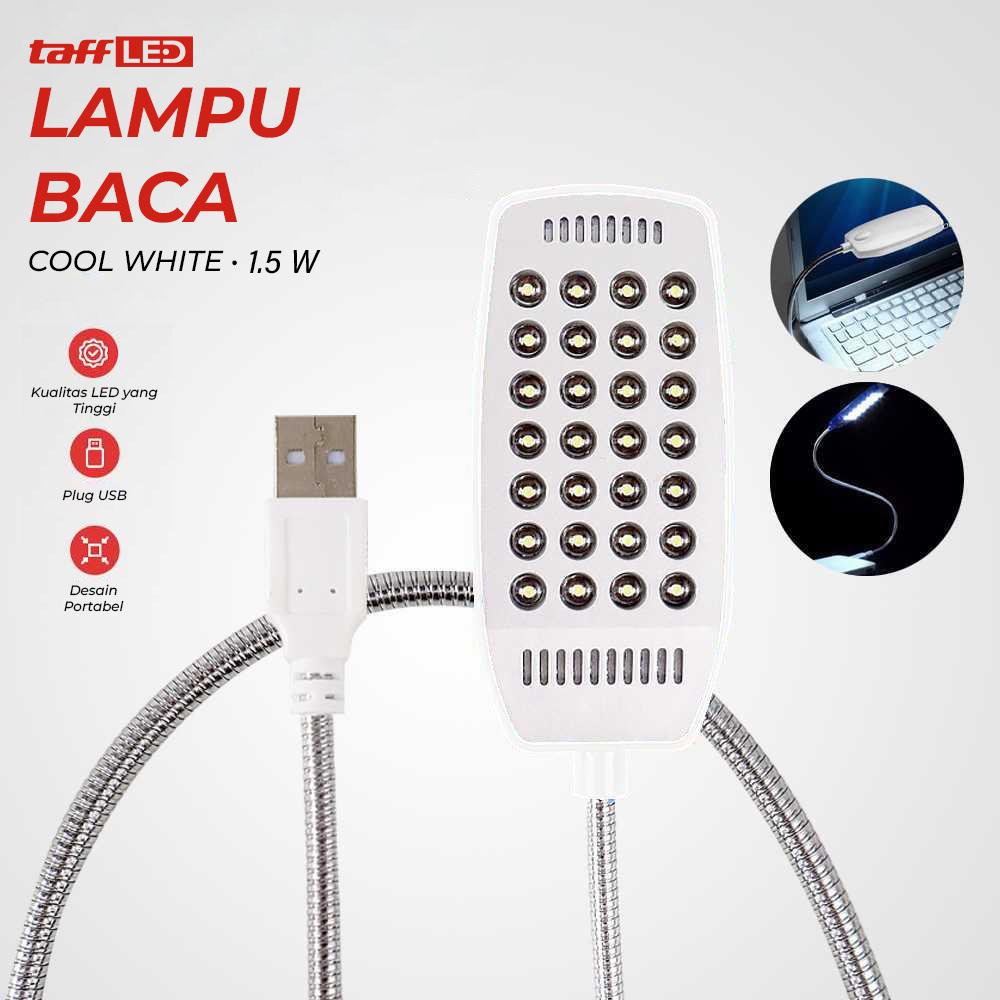TaffLED Goodland Lampu Baca Tangkai Fleksibel LED USB 1.5W with Switch - LZY-028