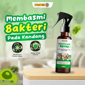 DISINFECTANT SPRAY DISINFEKTAN KANDANG KUCING ANJING ANABUL ANTI BAKTERI VIRUS DAN KUTU AMAN UNTUK ANABUL PENGHILANG BAU VIRUS KANDANG HEWAN ANTISEPTIC KANDANG PELIHARAAN PALING AMPUH