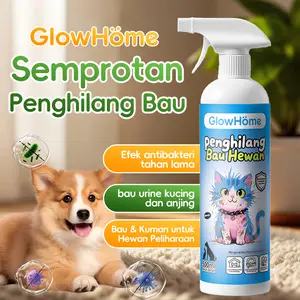 Glowhome Penghilang bau hewan peliharaan untuk ruangan dalam rumah, penghilang bau kucing dan pengurai bau pada pasir kucing.-4