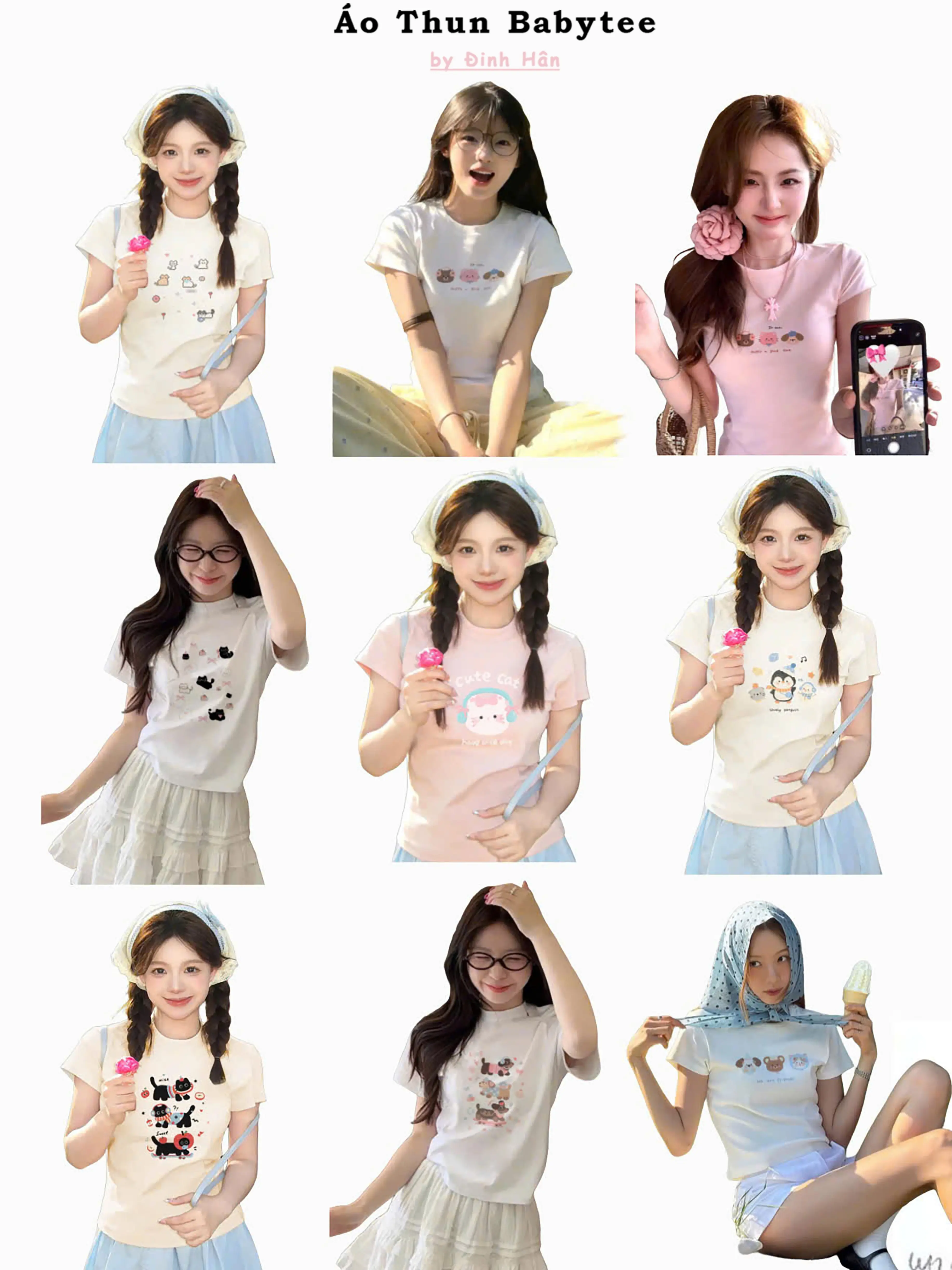 [DEAL SALE] ÁO THUN BABYTEE FORM ÔM IN HÌNH CHẤT DÀY DẶN