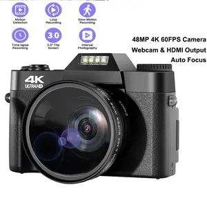 Digital Camera 48MP 4K Camera Vlogging Camera for YouTube 60FPS Auto