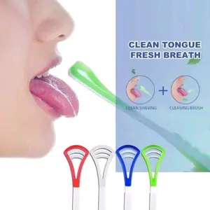 Pembersih Lidah Warna-warni untuk Anak-anak dengan Fitur Clean Shaving dan Cleaning Brush untuk Segar dan Hidup