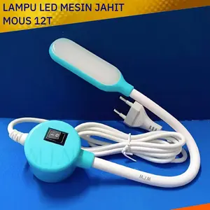 Lampu LED MOUS Mesin Jahit 12 Titik Magnet / Lampu Mesin Jahit / Lampu TAILOR LED-12T