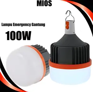 Lampu Emergency Gantung Camping Lamp LED 100W & 80W Lampu Darurat Lampu Taman Lampu Belajar Lampu Multifungsi