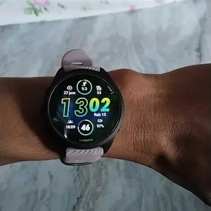 Anti Gores Film for Garmin Forerunner 165/Forerunner 55/Forerunner 158 Soft /Tempered Glass Screen Protector Accessories for Jam Tangan for Smartwatch Garmin Forerunner 165/Forerunner 55/Forerunner 158