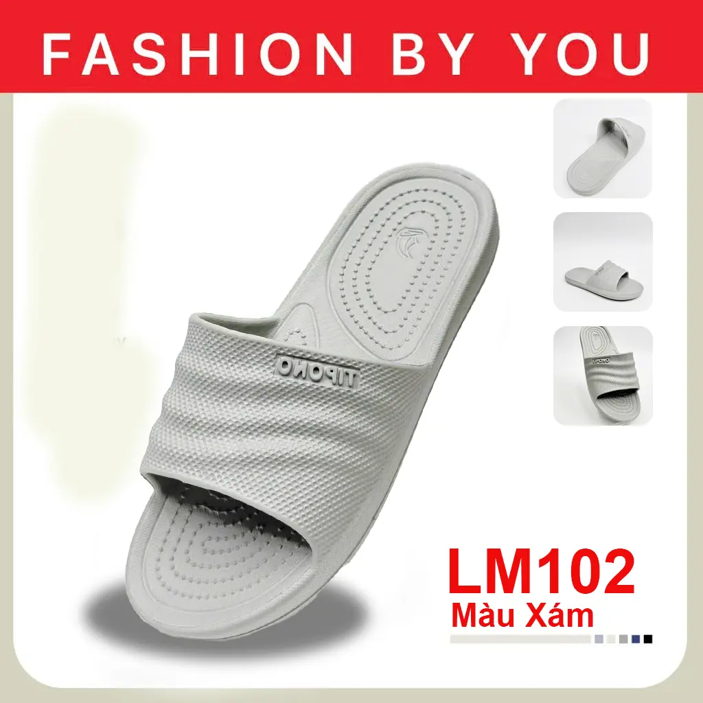 LÙI SIZE - TIPONO ALYDO Dép Quai Ngang Đơn Giản LM102 Chất Liệu Bền Bỉ Thông Thoáng Chống Trơn Trượt Size 28-43