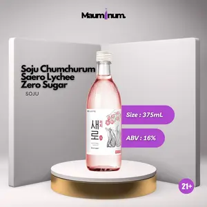 Soju Chumchurum Saero Lychee Zero Sugar 375ml