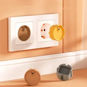 [Kaleidoscopey] Tutup Stop Kontak Listrik Silikon Penutup Colokan Listrik Safety Socket Cover Melindungi Anak-anak Bayi cutenery