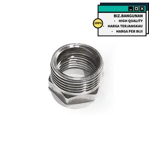 VERLOOP STAINLESS 1/2 X 3/4 - OVERLOOP FOLKRING SOCK NEPEL SAMBUNGAN KRAN PIPA