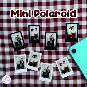 Mini Polaroid Custom Foto - Cocok Belakang Case Handphone