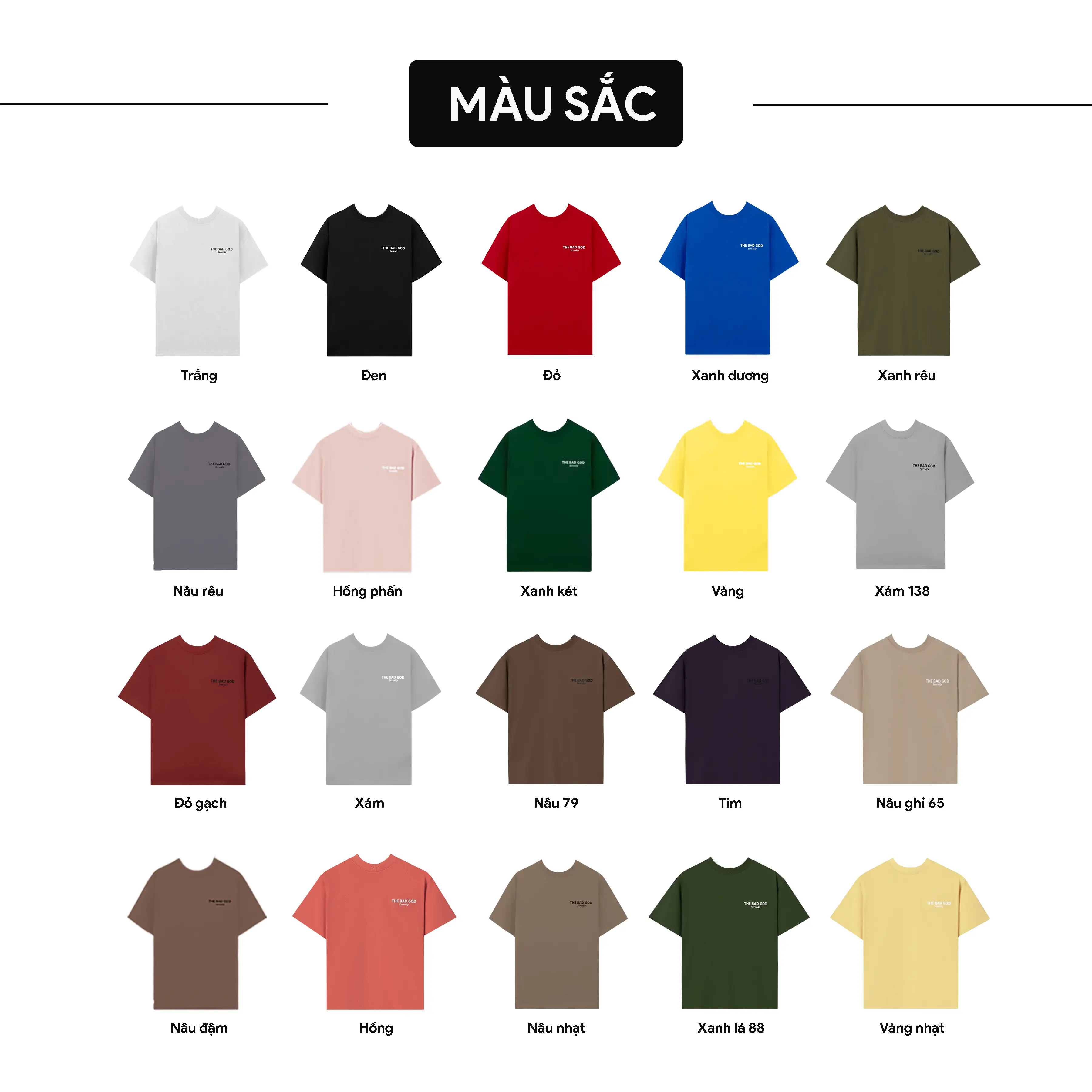 [MUA 2 GIẢM 5%] Áo Thun Cổ Tròn Nam The Bad God Serenity Chất Liệu COTSYN In Cao Thành - Menswear - BST Áo thun năm 2025