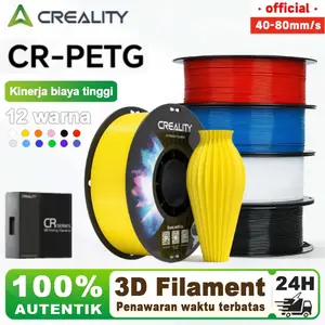 Creality CR-PETG Filamen 3D Printer Filament 1.75mm Ketangguhan Luar Biasa Perlengkapan Percetakan DIY Kinerja Biaya Tinggi