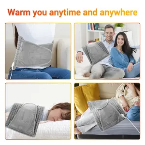 Eletric Heating Pad Multifunction Physiotherapy Heating Blanket Cushion 9 Level Heated Hot Compress Timer BodyBack Warmer Winter
