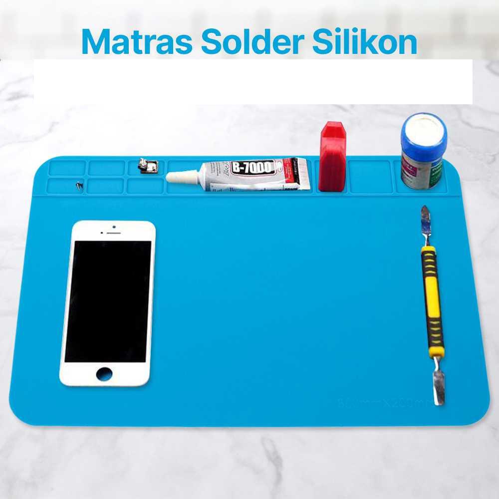 DUETECH Alas Matras Solder Silikon Soldering Heat Resistant 30x20cm - DFUT001