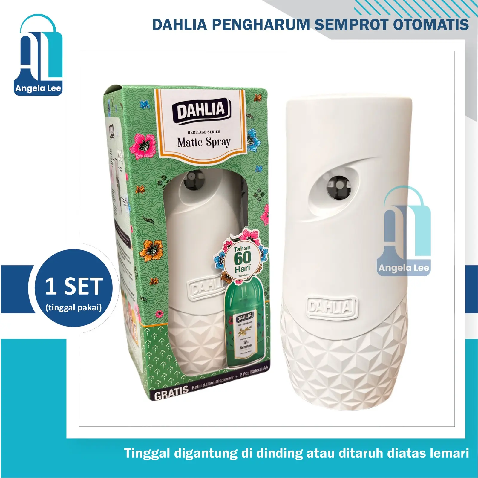 Dahlia Matic Spray pengharum Semprot Otomatis Sensor Cahaya komplit ...