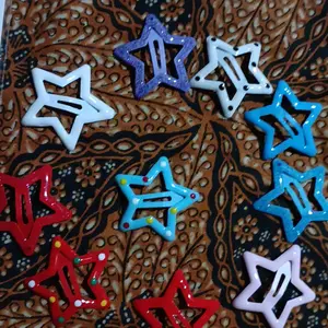 JEPIT BINTANG MIX WARNA | hair clips jepitan rambut motif bintang isi 100 pcs isi 50 pcs 1 pcs untuk anaK-anak & remaja jepit bintang gliter jepit bintang polkadot