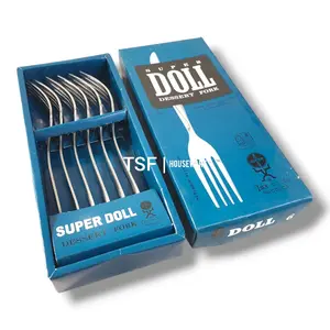 TSF Super Doll Dessert Fork Superior Stainless Garpu Makan Tebal 6pcs Original