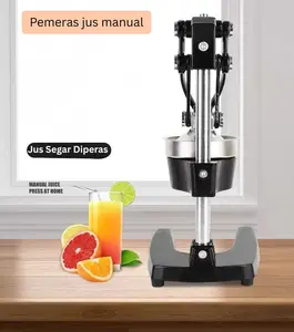 TROODON Alat Pemeras Jeruk Manual Press TRD-018 Stainless Steel 500 ml Aman Awet Mudah Dicuci untuk Orange Lemon Granada Material SUS304 Body Kokoh - Buah