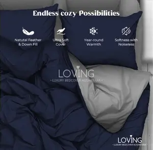 LUXURY Bedcover Set Sprei Polos Two Tone Kombinasi Dua Warna Aesthetic Bahan Katun Halus Premium Ukuran Kasur King, Queen, Single, Double [ 200, 180, 160, 140, 120 ] Paket Lengkap Seprei Sudut Karet - Sarung Bantal - Sarung Guling