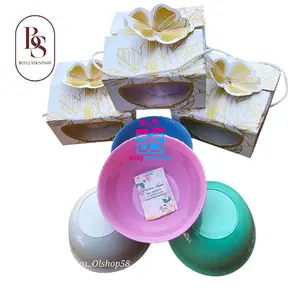 ( isi 50pcs ) MANGKOK BULAT SOFT KEMASAN BOK