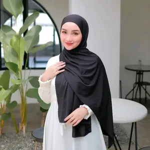 Nefertari Pashmina Jersey hyget - Syal Wanita Muslimah mleyot