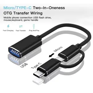 OTG DUAL USB 2IN1  MICRO DAN TYPE C HIGH SPEED FLASH DRIVE OTG SMARTPHONE/FLASHDISK/MOUSE/PC