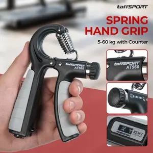 Spring Hand Grip Finger Power Exercise 5-60 kg with Counter