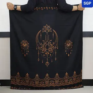 SARUNG BATIK PRIA PEKALONGAN MOTIF REMBULAN ORIGINAL BY BINTIZI GALLERY UKURAN DEWASA BAHAN RAYON SUPER LEMBUT MUSLIM Nyaman