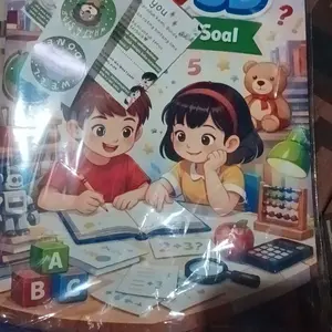 BUKU LATIHAN SOAL ANAK SIAP MASUK SD ISI 400+ SOAL / 70 HALAMAN FREE COVER LENGKAP