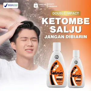 Selsun Anti Ketombe Double Impact untuk Mengatasi Ketombe dan Rambut Kering