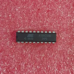 AT89C1051-24PC PDIP-20 8-Bit Microcontroller with 1K Byte Flash