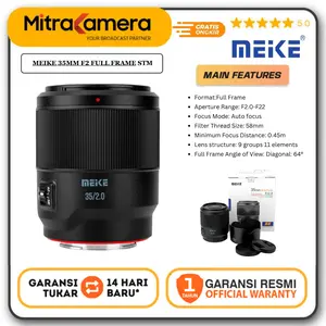 Meike 35mm F2 Full Frame Auto Focus STM Lens for Z/E/L Mount Cameras