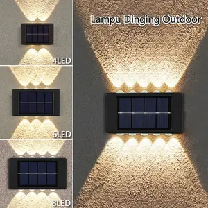 Lampu Dinding Tenaga Surya Anti Air COB Outdoor – Lampu Taman Otomatis dengan Sensor Gerak & Pencahayaan Kuat untuk Tiang & Pilar