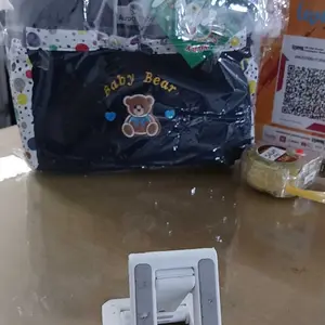 Tas Bayi Medium Polka Dot Bordir Terbaru Tas Perlengkapan Bayi