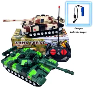 TANK FORCE RC MAINAN RC WAR TANK LEOPARD REMOTE CONTROL - MAINAN MOBIL BATTLE TANK REMOT KONTROL ANAK EDUKATIF