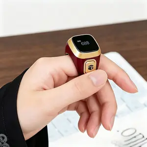 Tasbih Cincin Ring for Muslims Digital Cincin Zikir Etnik 3 in 1 Adjustable Penyesuai Ring Karet