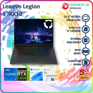 Lenovo Legion 5 15IRX10 Core i7 14700HX RTX5060 16GB 512GB 15.1" WQXGA OLED 165Hz 100% DCI-P3 Dolby Vision