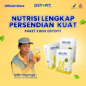Susu Ostofit Original Paket 3 Box - Susu Kesehatan Untuk Tulang & Sendi - Tinggi Kalsium Ekstrak Herbal - 200gr Halal & BPOM