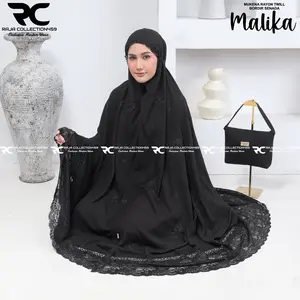 Raja Collection459 - Mukena Dewasa Rayon Twill Premium Bordir Senada Malika (COD)