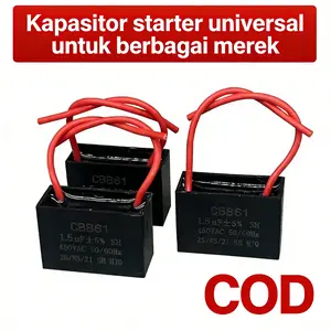 Kapasitor Dinamo Kipas Angin Sparepart Pengganti Kipas Angin Rusak Kapasitor Start Motor Kipas Angin Universal untuk Semua Jenis Kipas Angin Bayar Ditempat