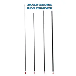 Ruas Ros Carbon Oregon Rawit Silincah Ruas Joran Tegek Ros Pendek No 1 2 3 4