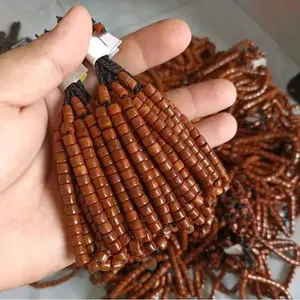 gelang & tasbih kaokah / kaukah remaja marjan 27 butir coklat hitam