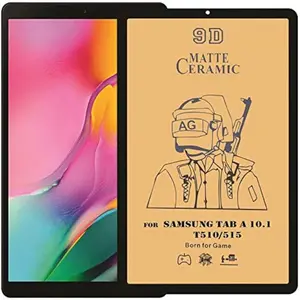 Antigores for Samsung Tab A 10.1 T510/T515 Ceramic Film Jelly Matte Dove Clear Full Cover Screen