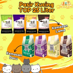 PASIR KUCING TOP 25 LITER | Pasir Gumpal Wangi